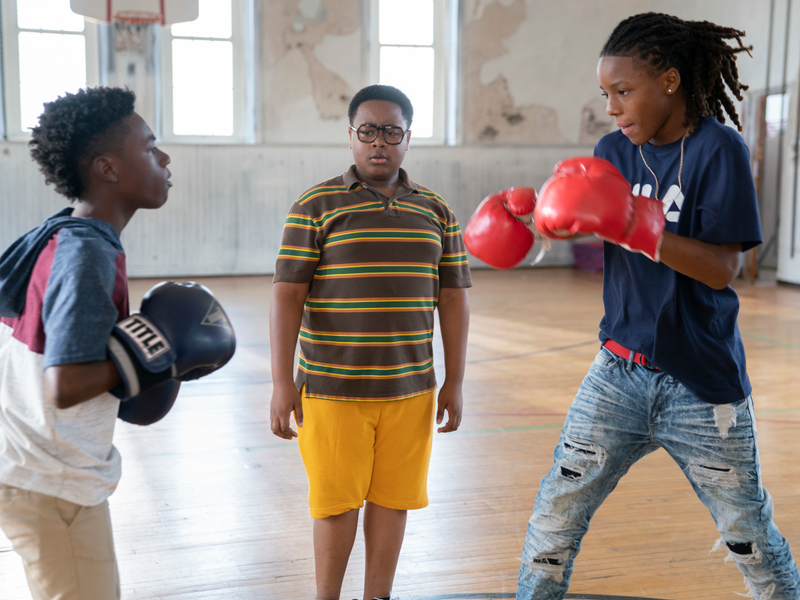 Alex Hibbert, Shamon Brown, and Michael Epps